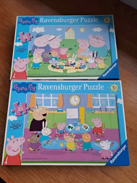 Photo of free 2x Peppa Pig puzzles (Gowkshill EH23) #1