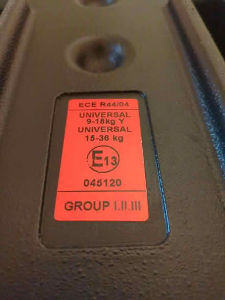 Photo of free Car seat (South Croydon) #2