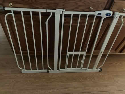 Photo of free White Metal Pet Gate (Herndon VA) #1