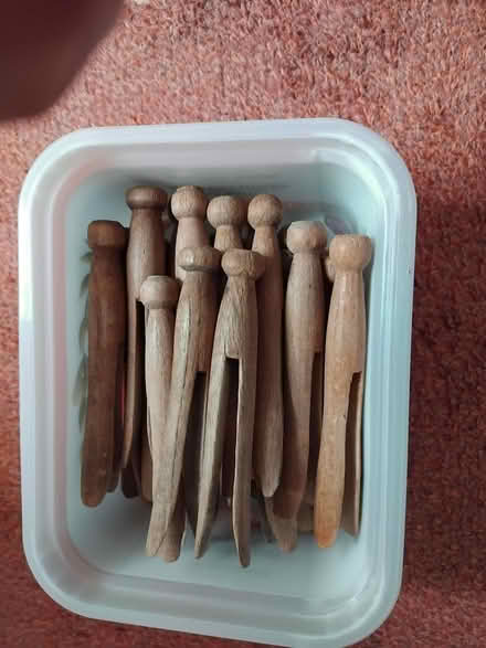 Photo of free Wooden Laundry Pegs (Andover SP10) #2