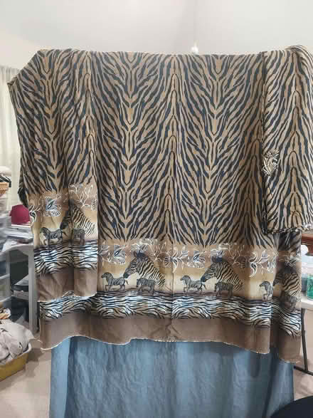 Photo of free Rayon Fabric & Zebra Brooch (NE Fort Bend & Alief) #1