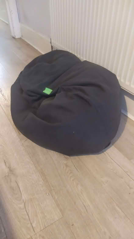 Photo of free Large black beanbag. (Harrogate HG2) #1