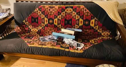 Photo of free Full size futon opens to a bed (Near Friendship Heights metro) #1