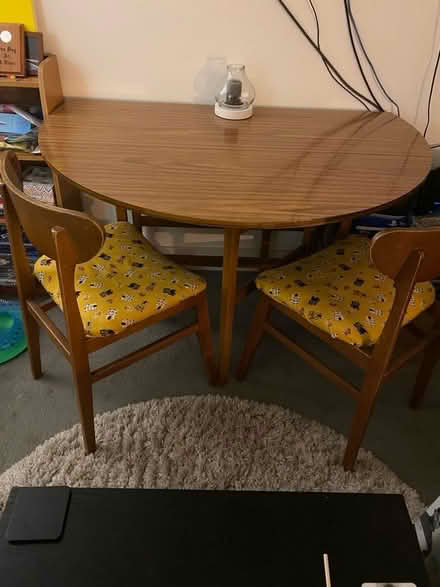 Photo of free Drop leaf Table & Two Chairs (Wroughton SN4) #1