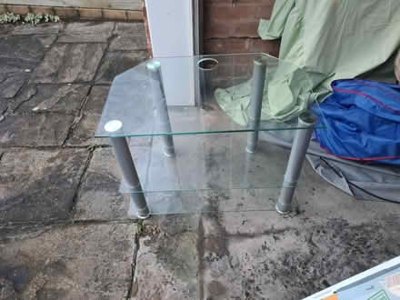 Photo of free Glass tv stand (Wirral) #2