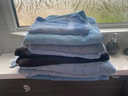 Photo of free Pile of clean big bath towels (Woodseats S8) #1