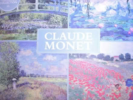 Photo of free Pretty Claude Monet cardboard box. (Walton-on-Thames KT12) #1