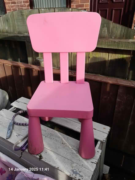 Photo of free Child's chair (Bilton) #1