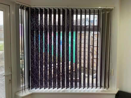 Photo of free Purple and silver blinds (Weetwood LS16) #1