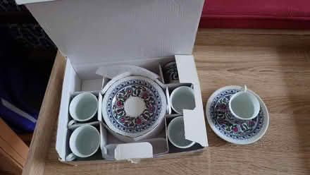 Photo of free Espresso coffee cup and saucer set of 6 in original box. (Castle MK40) #1