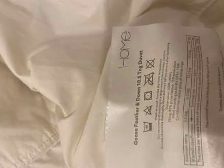 Photo of free 2 x super king duvets used but clean (Fulham Palace Rd SW6) #2