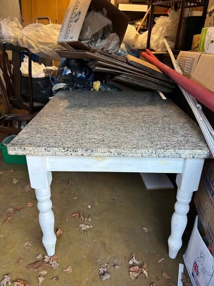 Photo of free Stone top table (Crowborough TN6 1SU) #1