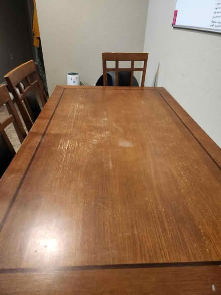 Photo of free Table and two Chairs (Historic Downtown Crestview) #3