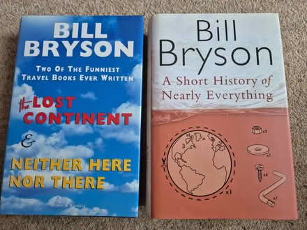 Photo of free 2 x Bill Bryson books (Morden Park) #1