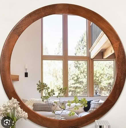 Photo of free Teak circular wooden frame (Mimico, lakeshore) #1