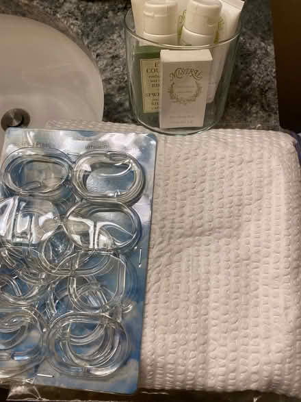 Photo of free Shower curtain/hooks (Piney Orchard, Odenton) #1