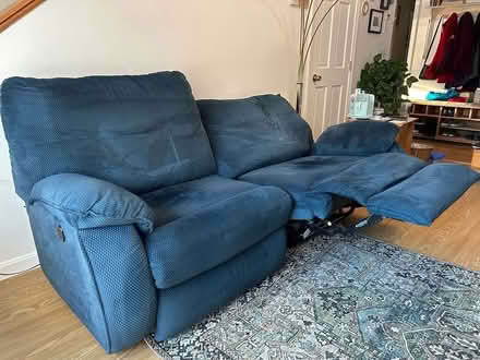 Photo of free Power reclining loveseat (Pine Hill Ave Fire Station) #1