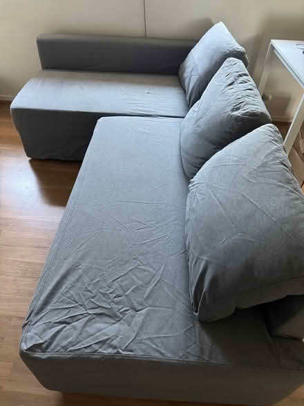 Photo of free Corner sofa bed with storage +cover (Kew) #1