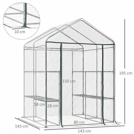 Photo of free PVC Greenhouse (Kington, off Kingswood Road) #2