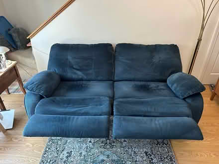 Photo of free Power reclining loveseat (Pine Hill Ave Fire Station) #2