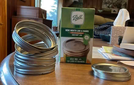 Photo of free Canning wide mouth lids and band (Rhinebeck) #1