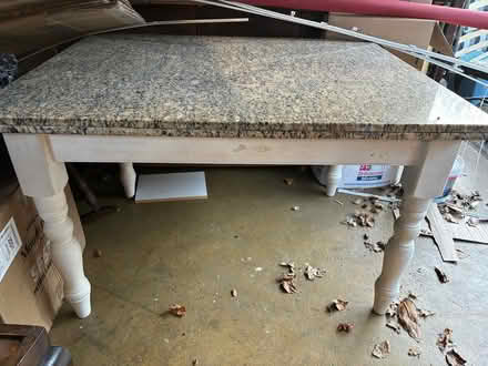 Photo of free Stone top table (Crowborough TN6 1SU) #3