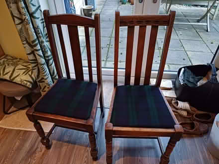 Photo of free 2 solid wood chairs (Bradford on Avon BA15) #1