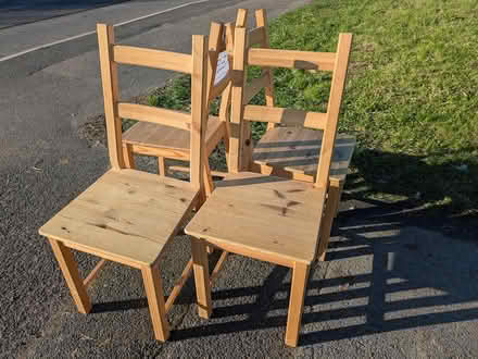 Photo of free IKEA 4x ivar chairs (BH8) #1