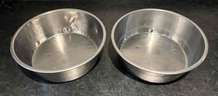 Photo of free Two large Dog Water Bowls (Wigston Magna) #1