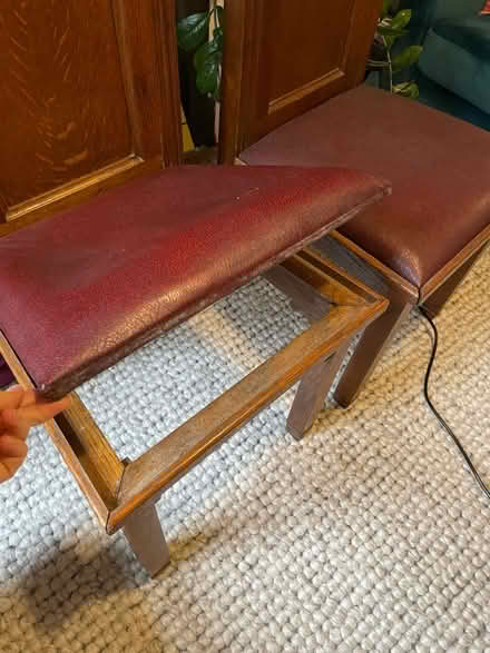 Photo of free Old Gothic Church Chairs (Fulham) #4