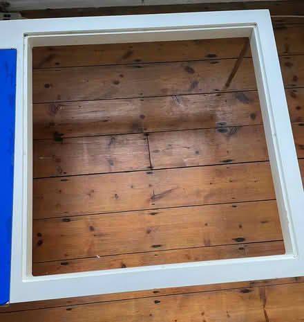 Photo of free Large coffee table - wood and glass (Bethnal Green E2) #3