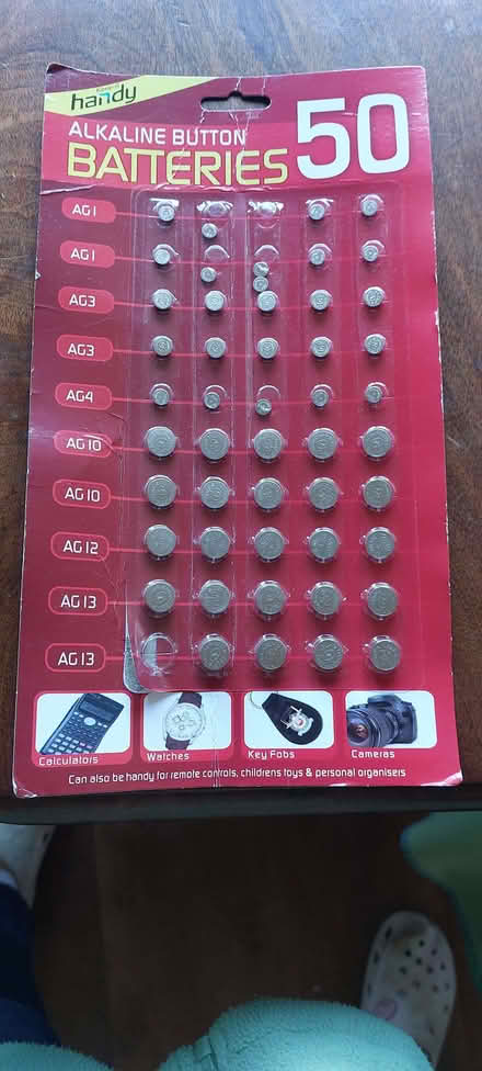 Photo of free Alkaline button batteries (Oswestry SY11) #1