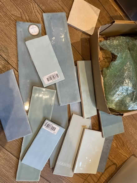 Photo of free Blue/green sample tiles (Norwich centre) #1