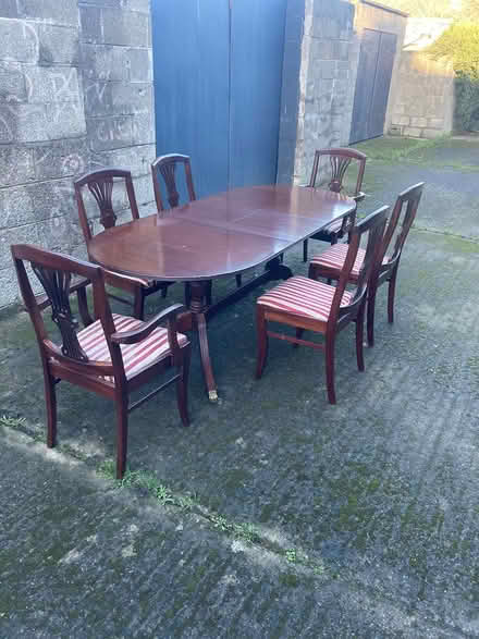 Photo of free Table and Chairs x 6 - Extending (Perrystown Dublin 12) #2