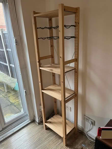 Photo of free IKEA slim shelves with wine rack (Hackney E9) #1