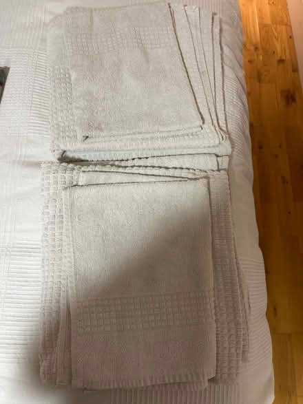 Photo of free 2 white towel sets (Cambridge) #1