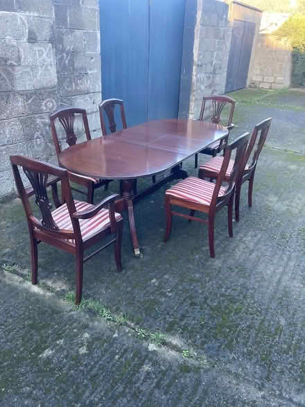 Photo of free Table and Chairs x 6 - Extending (Perrystown Dublin 12) #1