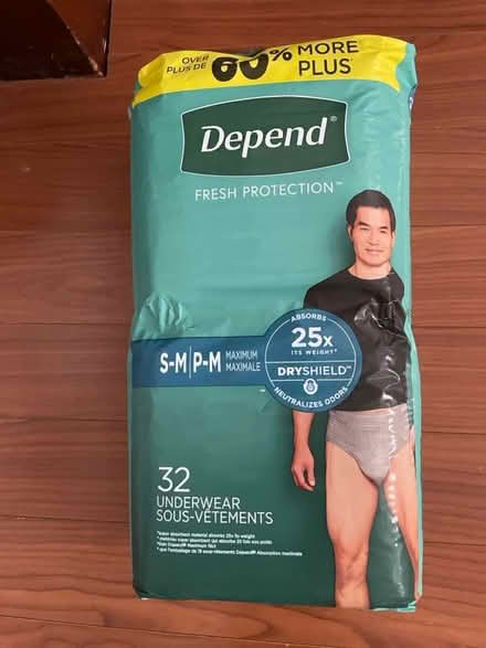 Photo of free Men’s Depends (Near Cheviot) #1