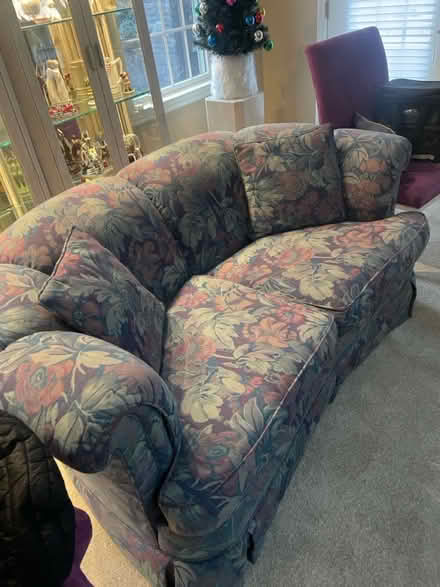 Photo of free Loveseat in great shape (Lexington/Burl line) #2