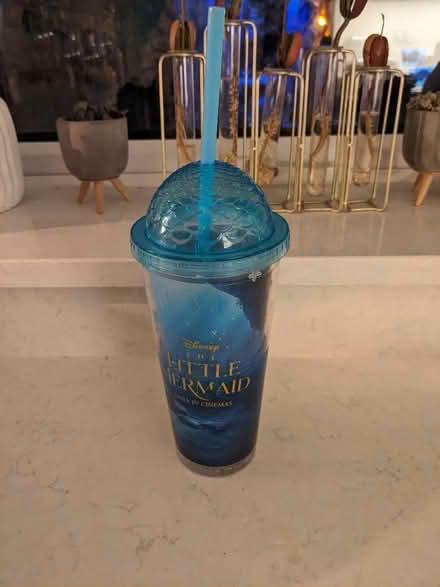 Photo of free Little mermaid cup and straw (Springfield CM1) #1