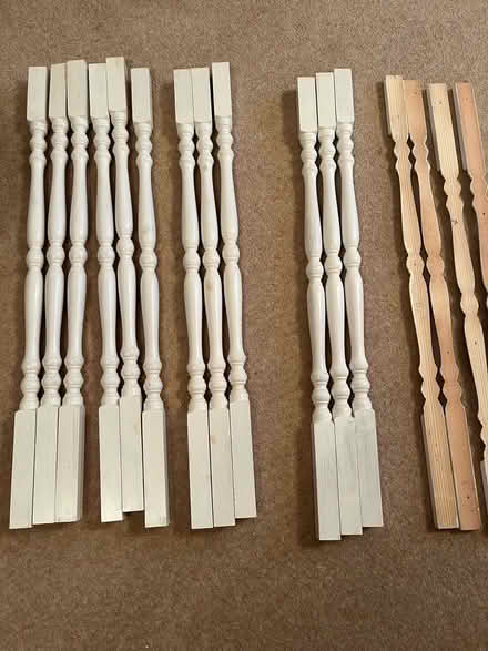 Photo of free Wooden stair or balcony spindles (Cooden TN39) #1