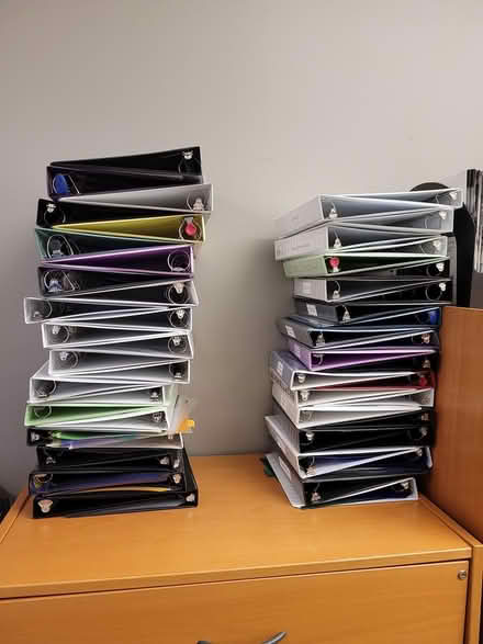 Photo of free 3-ring binders (Downtown Pittsburgh) #1