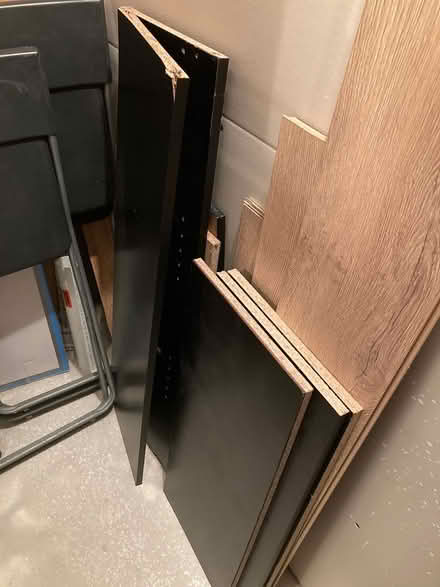 Photo of free Black Bookshelf parts-Derry/Tenth (Derry and Tenth Line) #1