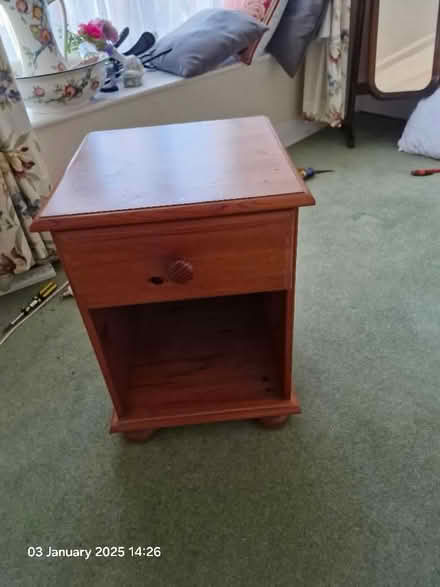 Photo of free Bedside table (Whiteway GL6) #1