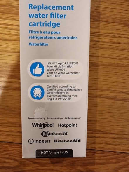 Photo of free Water filter for fridge freezer (Market Harborough) #1