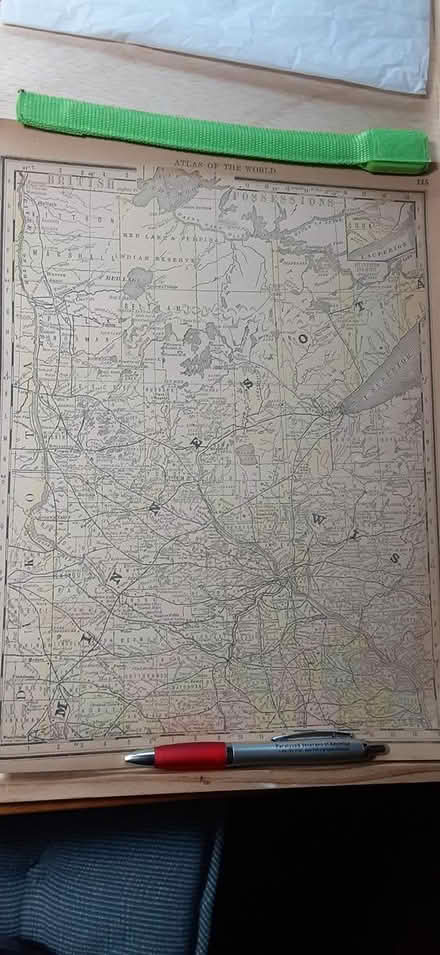 Photo of free Antique atlas page (West San Jose, Mitty HS area) #1