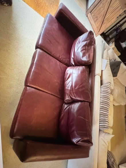 Photo of free Leather sofa bed (Gardeners Green RG40) #3