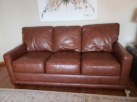 Photo of free Lazyboy sofa - GARAGE COUCH? (eastside Geneva) #1