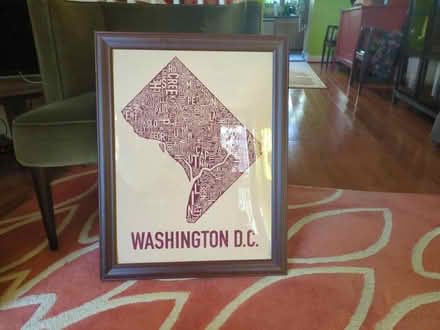 Photo of free Framed DC neighborhood poster (Columbia Heights) #1