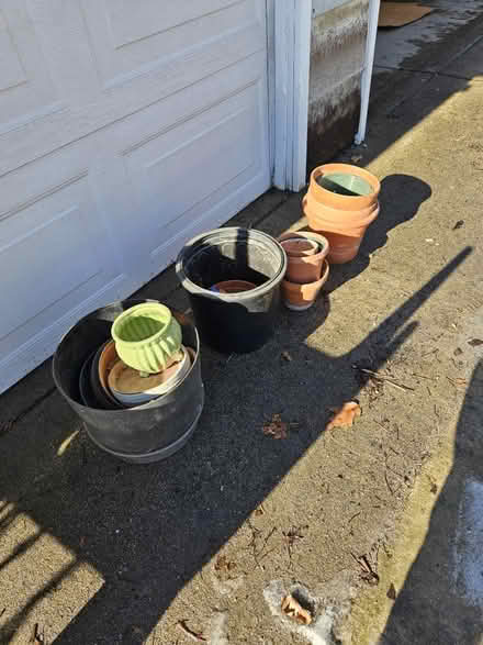 Photo of free Pots clay and plastic (60302) #1